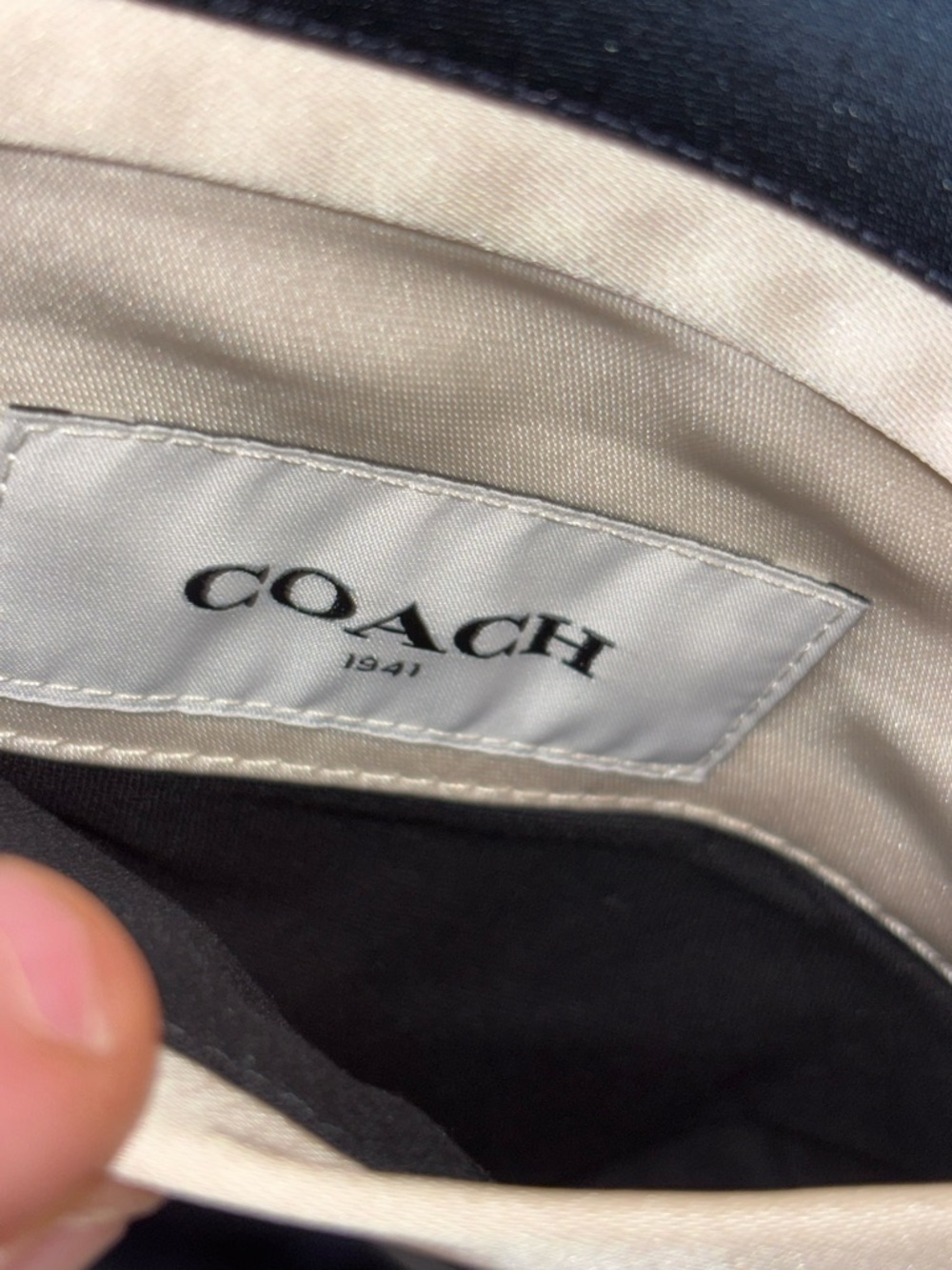 COACH Women’s Bomber REVERSIBLE Varsity Jacket Floral Print Colorblock Satin Med - Picture 11 of 12